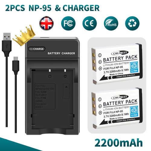 Battery charger for - np-95,
