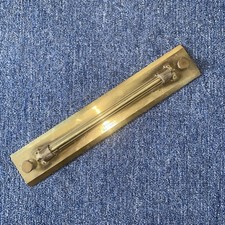 ANTIQUE BRASS J. HALDEN & CO NAUTICAL MARINE NAVIGATION PARALLEL ROLLING RULER