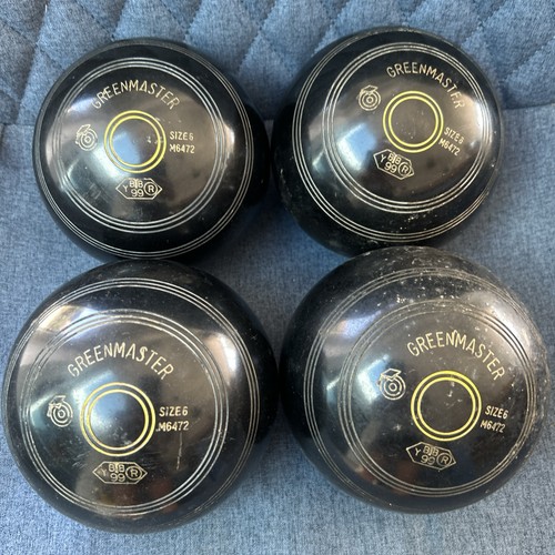 Greenmaster lawn bowls - bowls, bowling