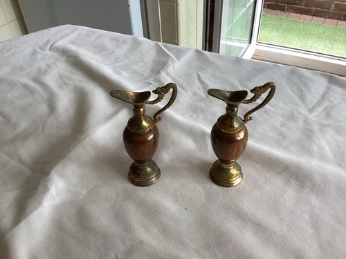 Small brass copper ewers - copper, 2