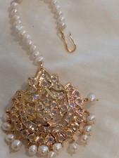 Beautiful Indian Custom Jewelry Made Jumar Tikka 