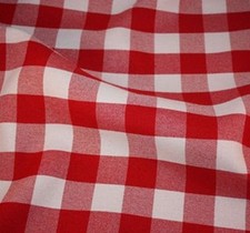 GINGHAM POLY COTTON CHECK