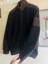 Paul & Shark full zip leather