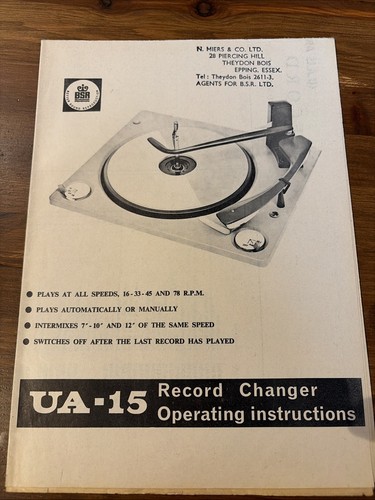 Ua15 bsr monarch - ua15,