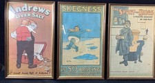Vintage framed advertising - vintage,