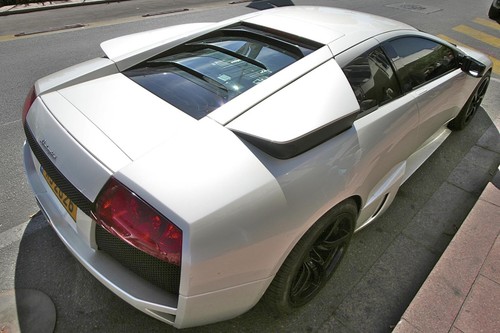 Car lamborghini white - white, cars