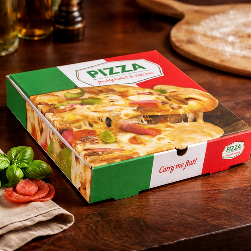 Printed pizza boxes - printed,