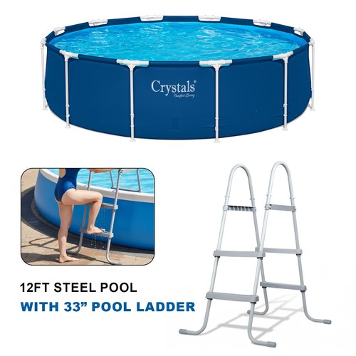 12ft steel frame swimming - swimming, pool