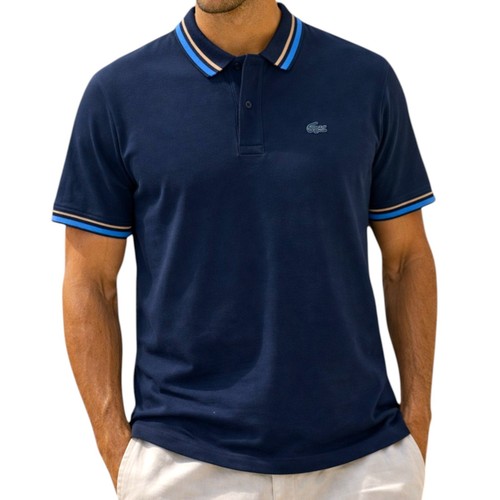 Lacoste navy polo - shirt, size