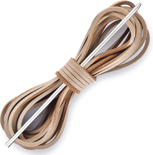 Leather shoelace boot lace - shoelace,