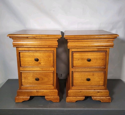 Pair solid oak provence - of,