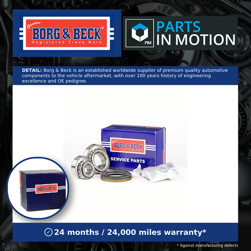 Wheel bearing kit front bwk160 - kit,