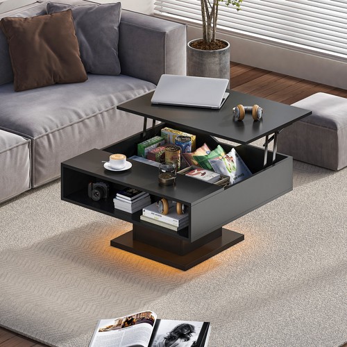 Square coffee table with - table,