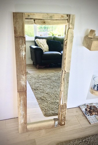Driftwood mirror rustic - mirror,