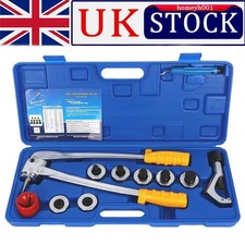 Plumbing Pipe Copper Tube Expander Tool HVAC Hydraulic Swaging Kit With 7 Heads