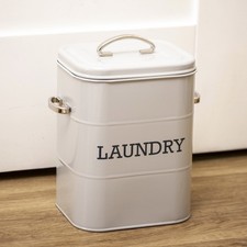 French Grey Laundry Storage