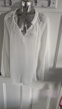 Primark White Satin Style Long