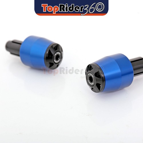 Blue cnc bar end sliders - bar,