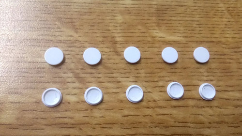 Pack screw caps - screw, hole