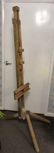 Very large antique easel - very,