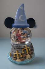 Disney fantasia Mickey sorcerers apprentice 6" snow globe USA rare in UK 2010