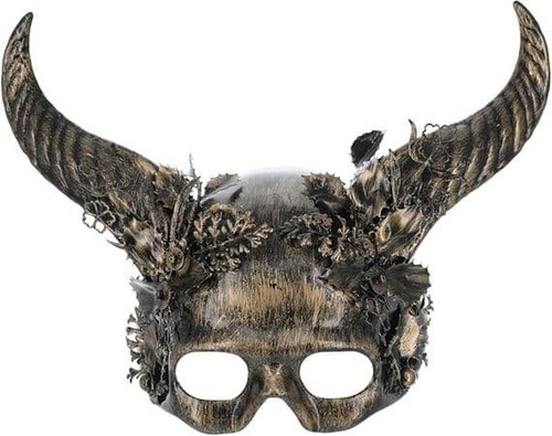 Horned masquerade mask devil - mask,