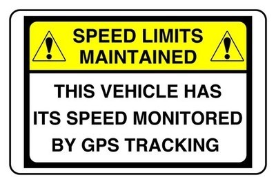 Speed limits maintained - speed,