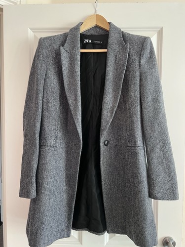 Zara grey herringbone - zara,