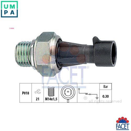 Oil pressure switch 0096 - pressure, 7.0096