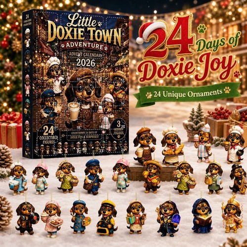 Dachshund dog christmas advent - dachshund,