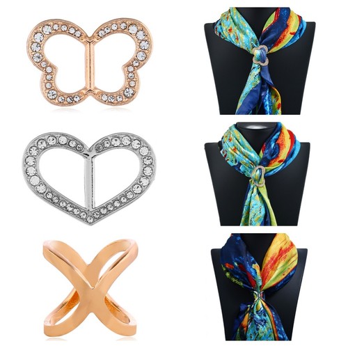 Fashion scarf ring heart - fashion,
