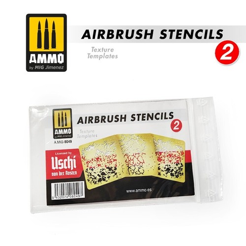 Airbrush stencils ammo - stencils, by