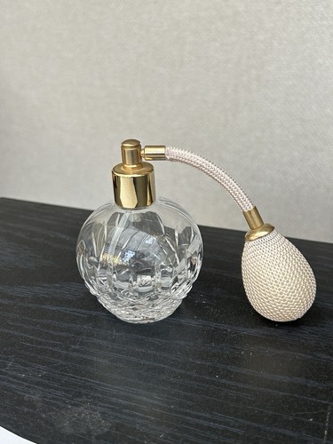Vintage cut glass perfume - glass,