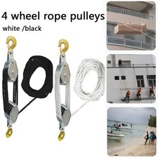 with 20m Rope Block and Tackle Puller 2 Ton Hoist Pulley Wheel Lifter á