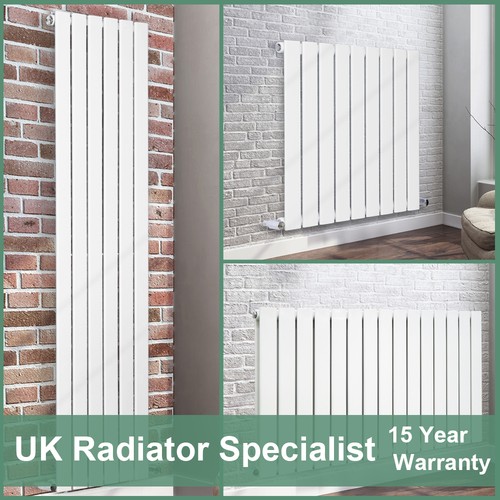 White flat panel column - flat,