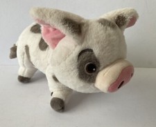 Disney Store Official Stamped Pua 10” Plush Soft Toy Pot Belly Pig Moana Stands