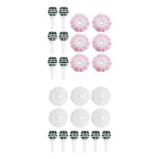 Bouquet Holders Weddings Flowers with Lace Bouquet Collar Bouquet Handle Bridal