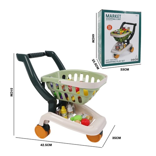 Kids grocery shopping cart toy - kids,