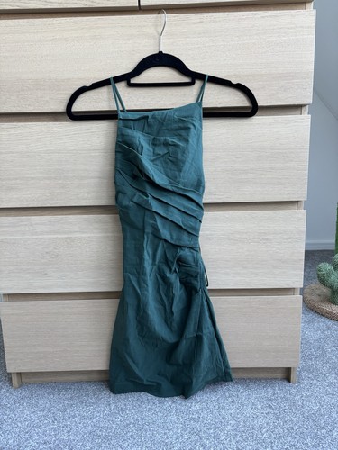Zara mini green dress eur - zara,