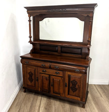 SIDEBOARD Large Vintage Walnut