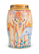 WILLIAMSON TEA ELEPHANT CADDY TIN - MOTHER & CHILD 40 ENGLISH BREAKFAST TEA BAGS