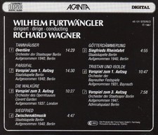 Furtwangler Conducting Wagner -  CD 0RVG The Cheap Fast Free Post