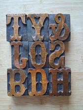 Fancy WOODEN Letterpress