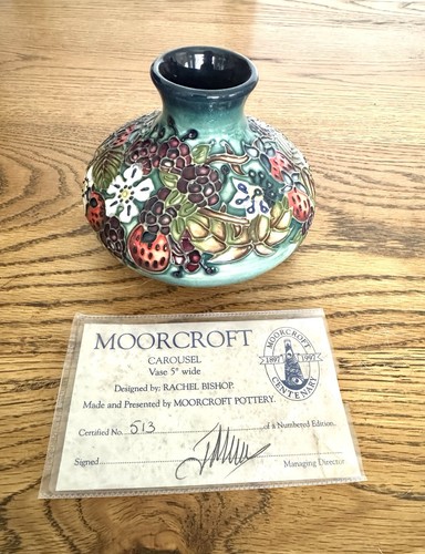 Moorcroft centenary carousel - centenary,