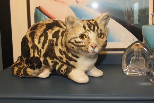 Vintage winstanley cat ceramic - vintage,