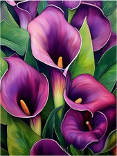 Tile Mural Floral Bouquet of