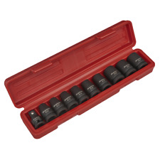 (BS) Sealey Heavy Duty Impact Torx Star Female Socket Set E10 > E24 1/2 Drive