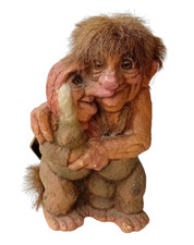 Nyform Troll 10" LOVING COUPLE #126 Handmade Norway Norwegian Trolls