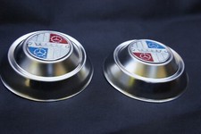 VESPA VBB GS VBC 8" Stainless Steel Wheel Hub Caps Trim (Pair)
