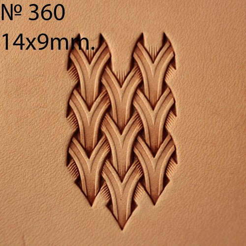 Leather stamp tool weave for - stamp,